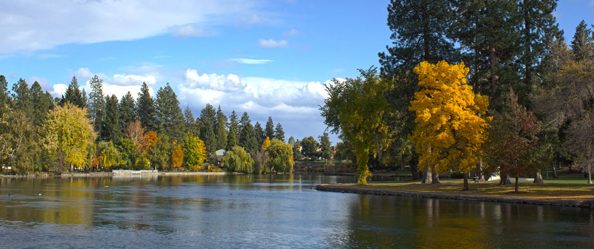 <br/>MIRROR POND ADJACENT TO DOWNTOWN BEND